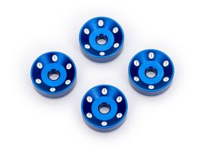 TRAXXAS MAXX SLASH WHEEL WASHERS ALUM 10257-BLUE