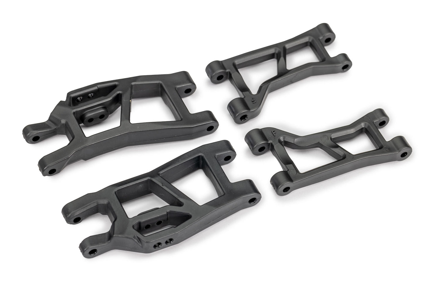 TRAXXAS Suspension arms, front (upper (2)/ lower left (1)/ lower right (1)) 10731