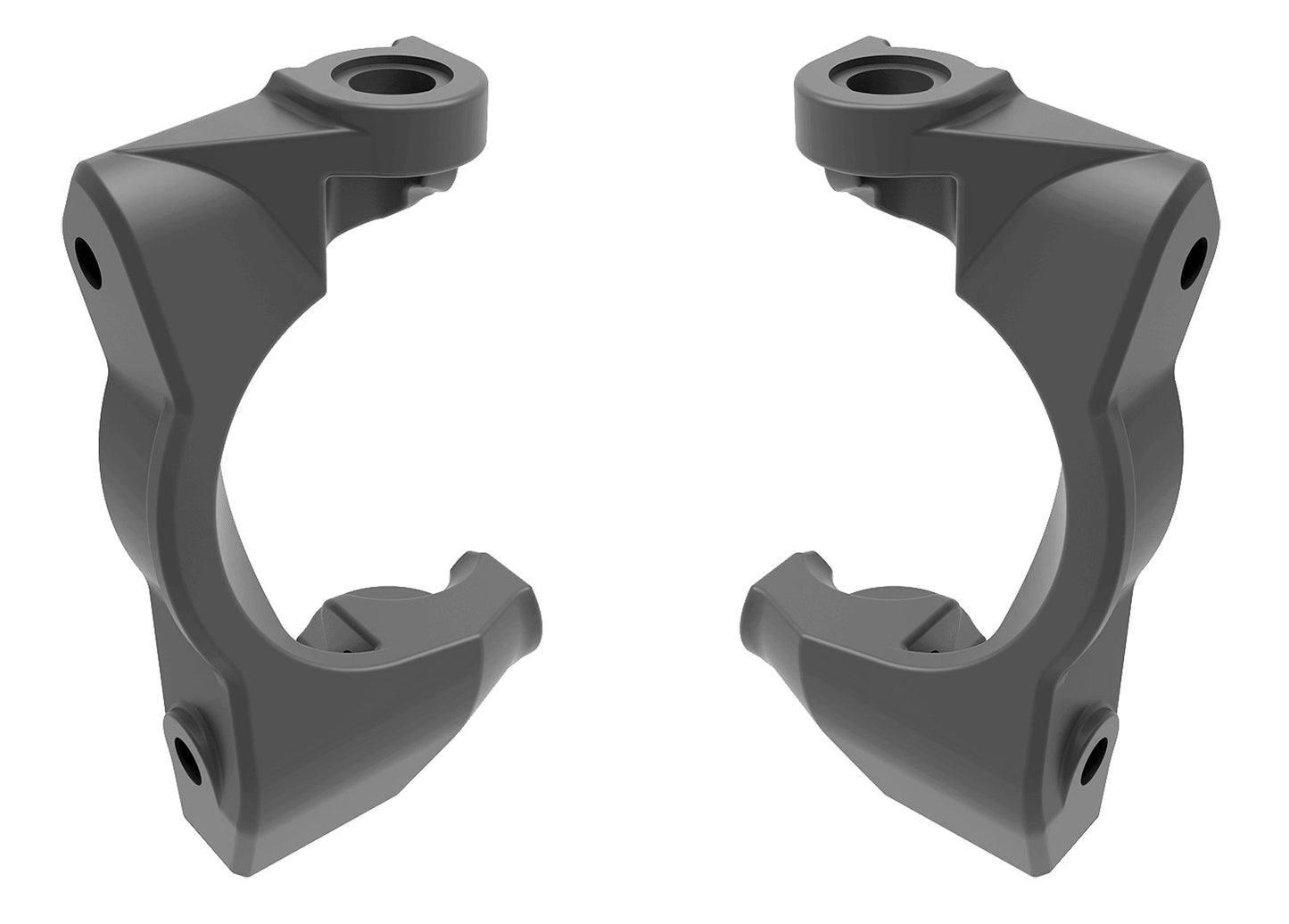 TRAXXAS Caster blocks (c-hubs), left & right (GRAY) 10732-GRAY