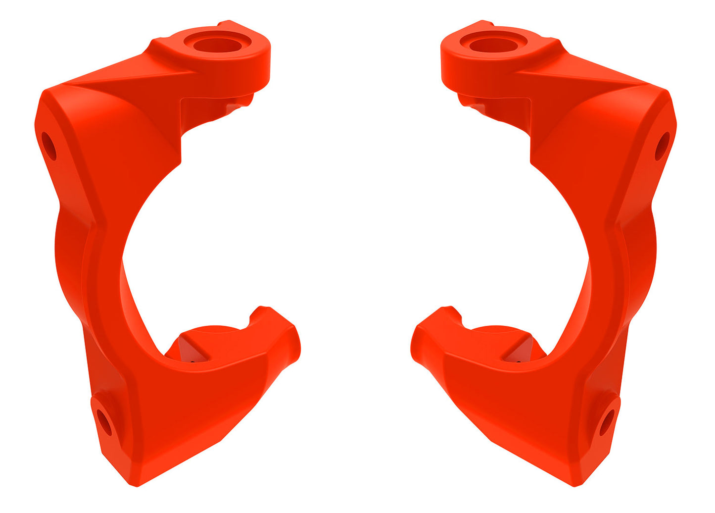 TRAXXAS Caster blocks (c-hubs), left & right (RED) 10732-RED