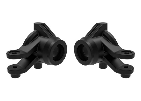 TRAXXAS Steering blocks, left & right (black) Mini Maxx 10736-BLK