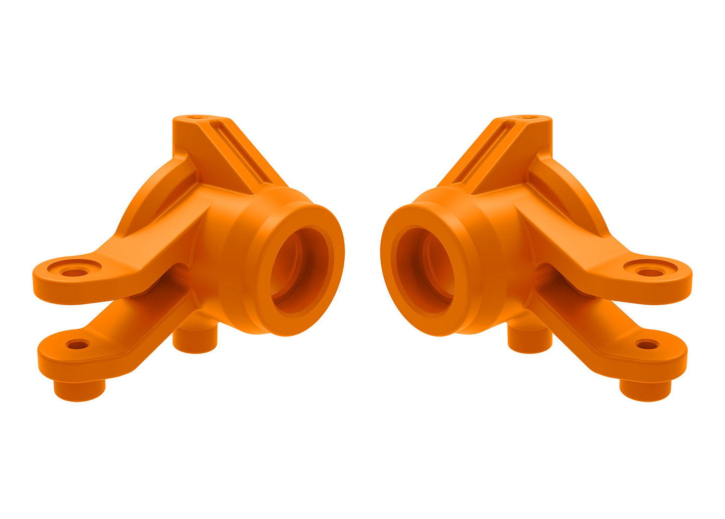 Traxxas Mini Maxx Steering Blocks 10736-ORNG