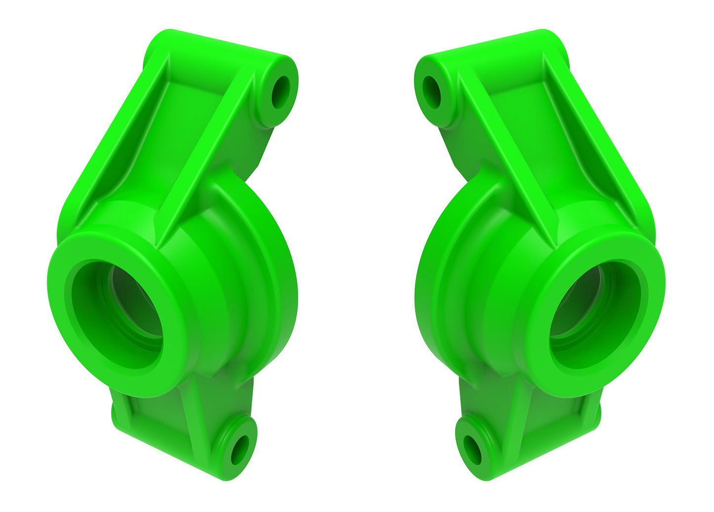TRAXXAS Carriers, stub axle (GREEN) (rear) (left & right) 10752