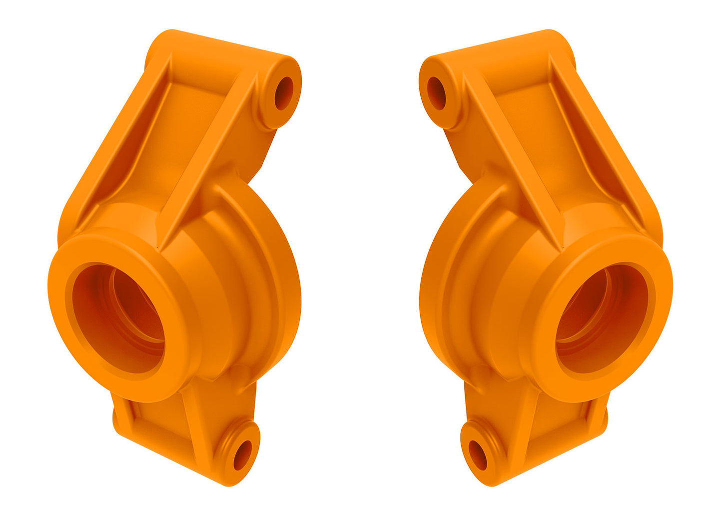 TRAXXAS Carriers, stub axle (orange) (rear) (left & right) 10752