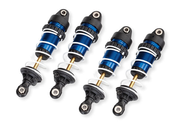 TRAXXAS MINI MAXX Aluminum GTR Shocks, 10765-BLUE