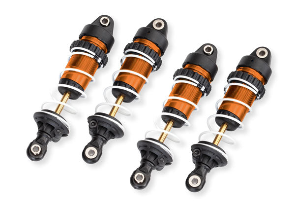 TRAXXAS MINI MAXX Aluminum GTR Shocks, 10765-ORNG