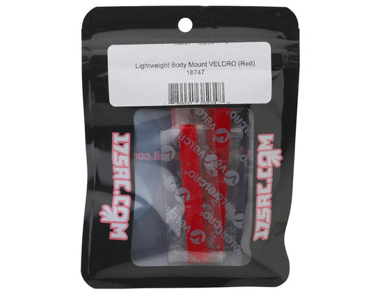 175RC Lightweight VELCRO® Body Mount (Red) (130mm) 18747