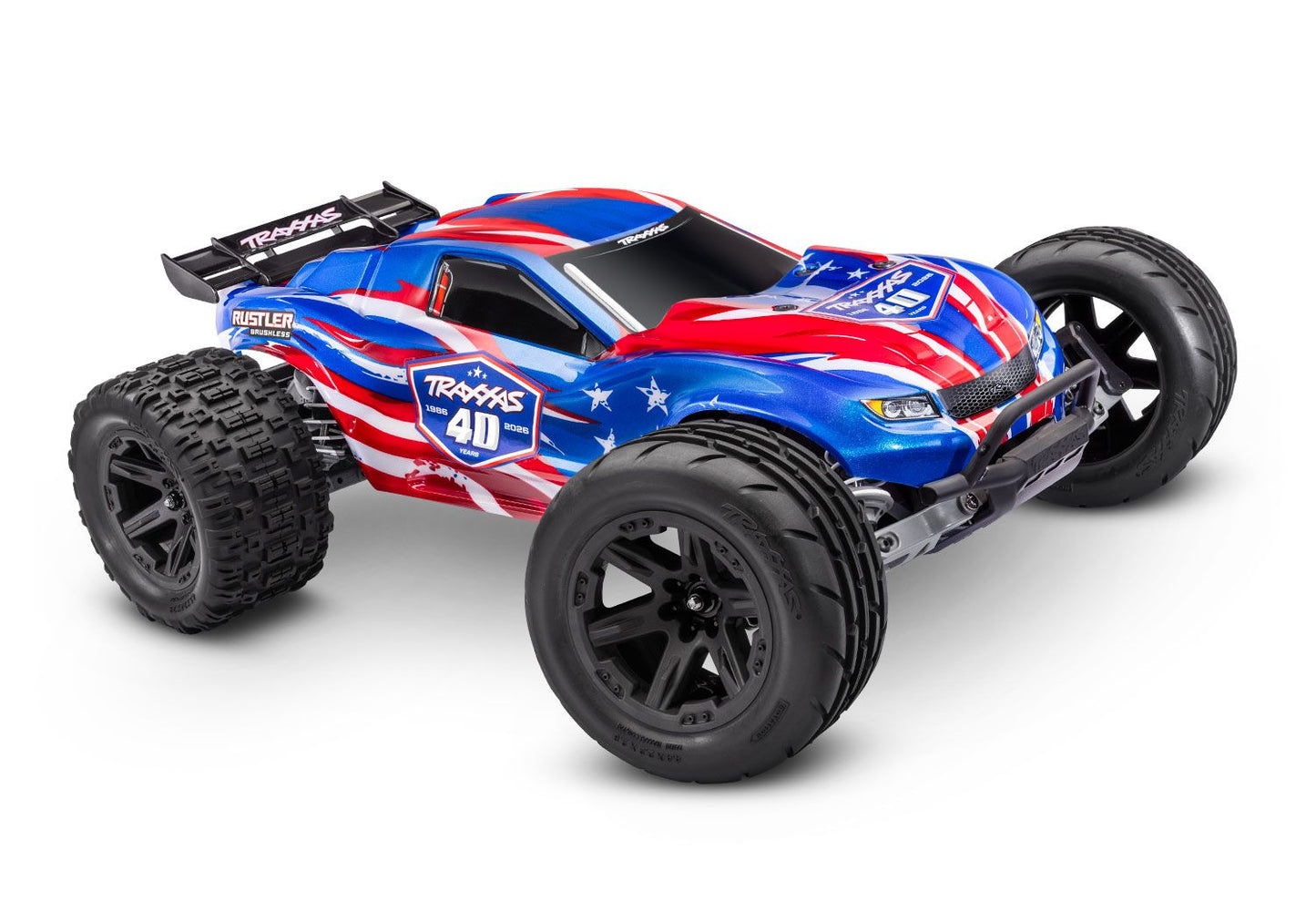TRAXXAS Rustler 2WD Brushless, Velineon V3200 37454-4-40TH