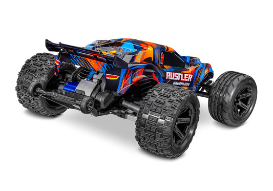 Rustler 2WD Brushless, Velineon V3200 37454-4 ORNG