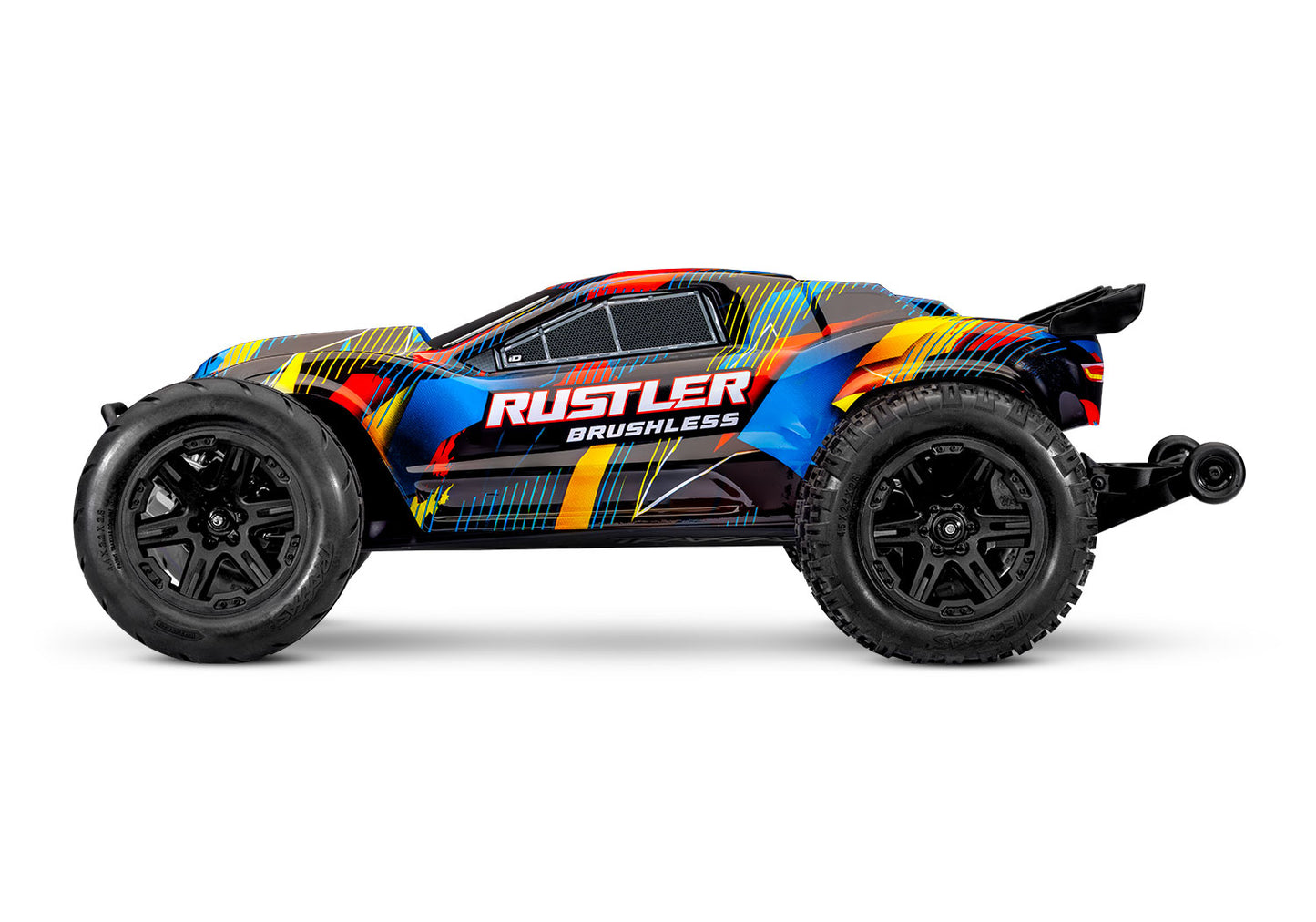 Rustler 2WD Brushless, Velineon V3200 37454-4 YLW