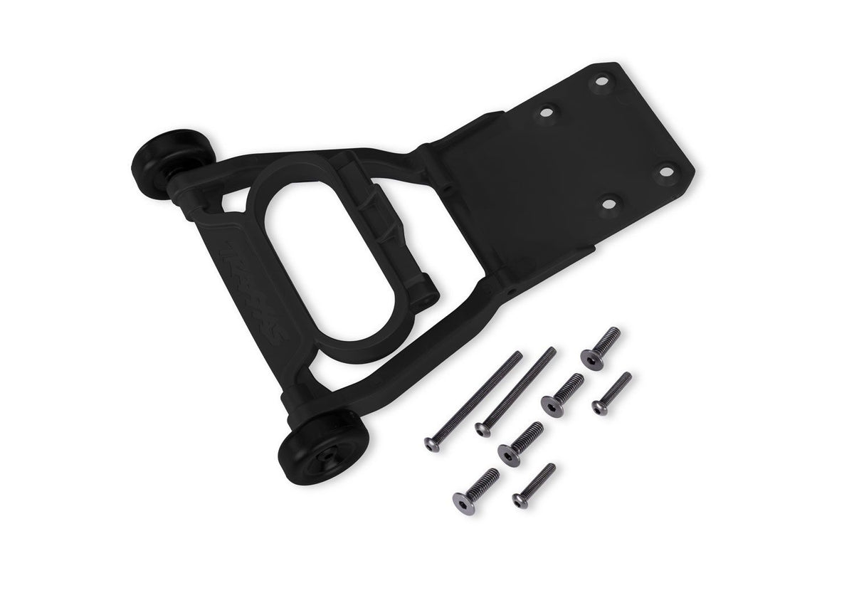 TRAXXAS Rustler 2wd Black Assembled Wheelie Bar & Screws 3763-BLACK