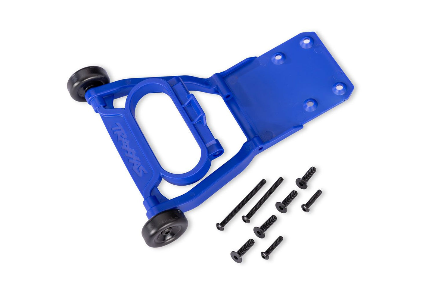 TRAXXAS Rustler 2wd Red Assembled Wheelie Bar & Screws 3763-BLUE