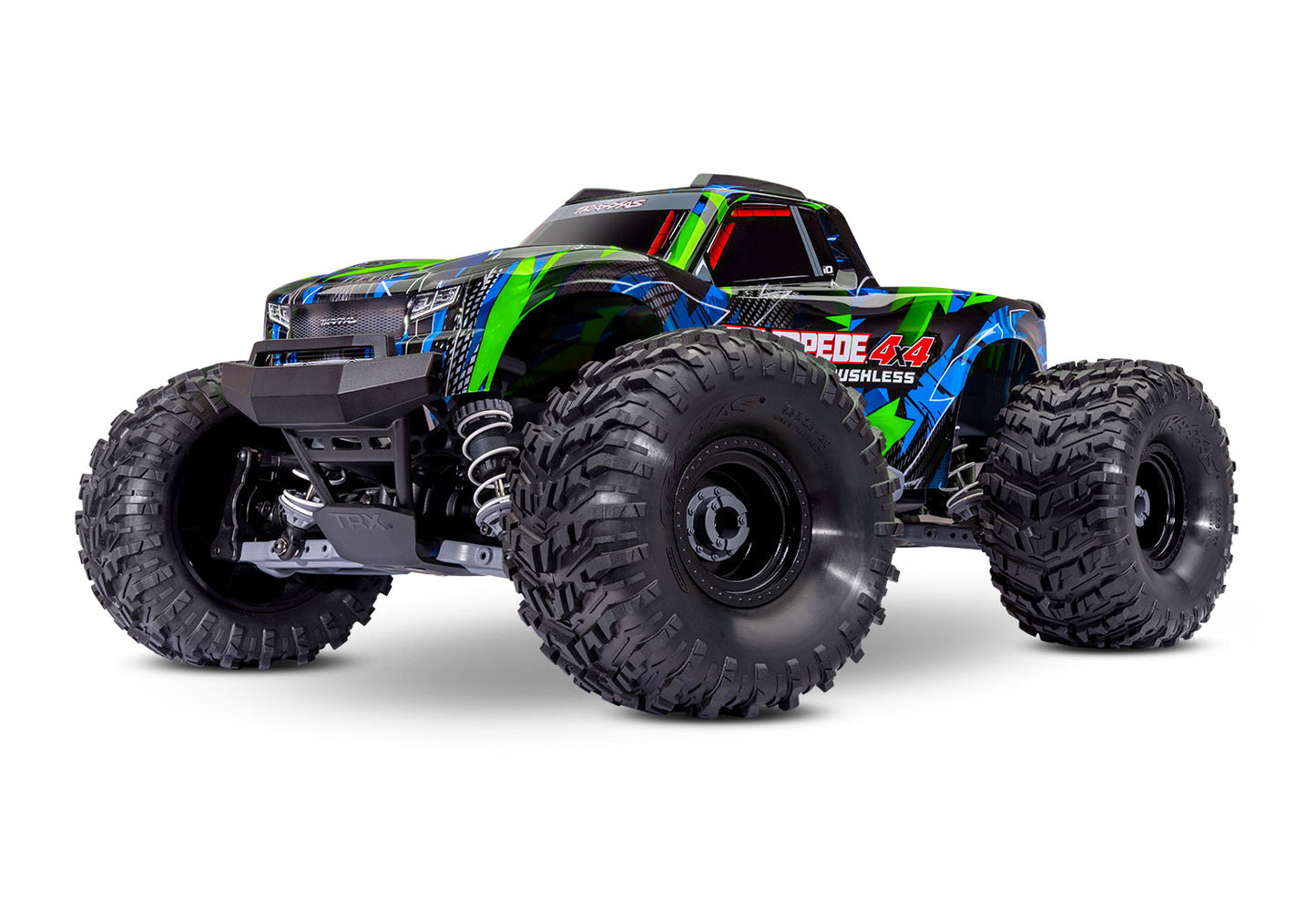 Traxxas Stampede® 4x4 VX3 1/10 RTR 4WD Brushless Monster Truck w/VX3 67454-4-GREEN