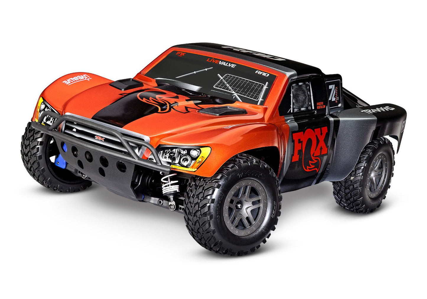 Traxxas Slash 4X4 BL-2s Heavy Duty 9080 kit installed RTR 68154-4 FOX