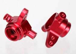 Traxxas Aluminum Steering Block Set (Red) (2) 6837R