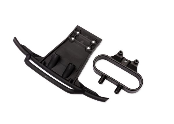 TRAXXAS Black Front Bumper and Mount 6951