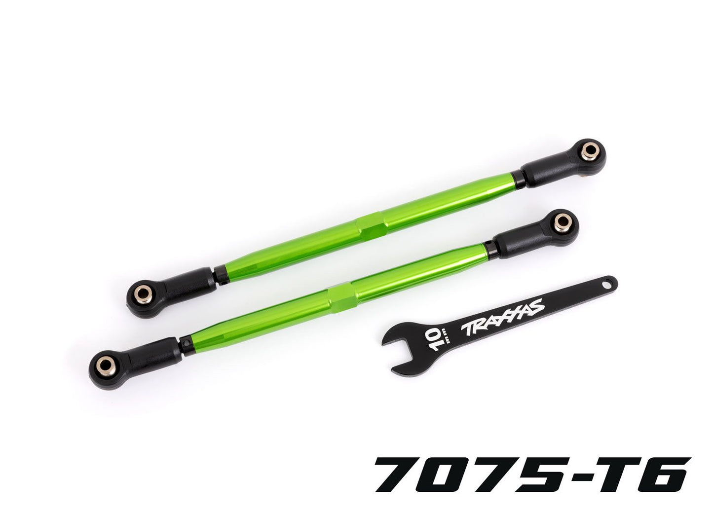 Traxxas X-Maxx WideMaxx Aluminum Front Toe Links (Green) (2) 7897G