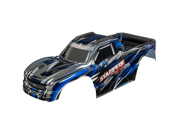 TRAXXAS Body, Stampede® 4X4 VXL, blue (painted, decals applied) 9516-blue