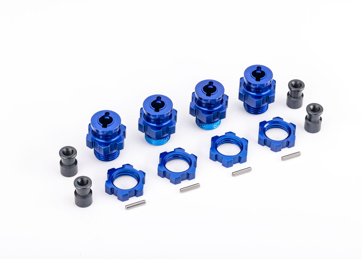 Traxxas JATO 17MM WHEEL HUBS/NUTS BLUE 9086