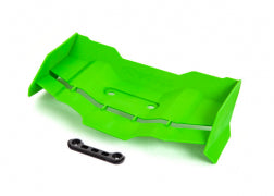 TRAXXAS Wing/ wing washer (green)/ 4x12mm FCS (2) 9517G
