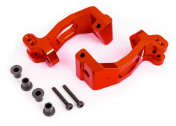 Traxxas Sledge Aluminum Caster Blocks Left & Right (RED) (2) 9532R