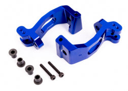 Traxxas Sledge Aluminum Caster Blocks Left & Right (BLUE) (2) 9532X