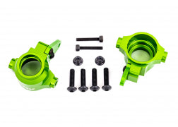 Traxxas Sledge Aluminum Steering Blocks Left & Right (Green) (2) 9635G