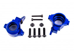 Traxxas Sledge Aluminum Steering Blocks Left & Right (Blue) (2) 9635X