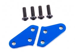 TRAXXAS Steering block arms (aluminum, blue-anodized) (2) 9636X