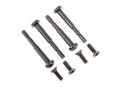 TRAXXAS Shock pins, hardened steel (front (2), rear (2))/ 3x8mm BCS (4) 9663