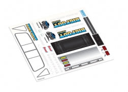 TRAXXAS Decal sheet, 1/18 scale TRX-4MT™ Bigfoot® No. 1, 9844