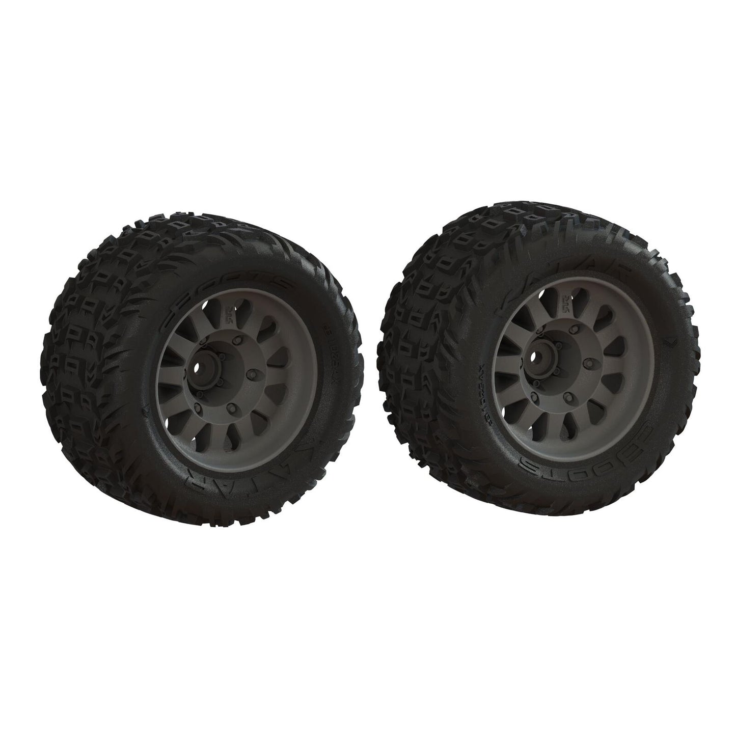 ARRMA Vorteks dBoots 'Katar' Tire Set Glued (2) ARA-1553