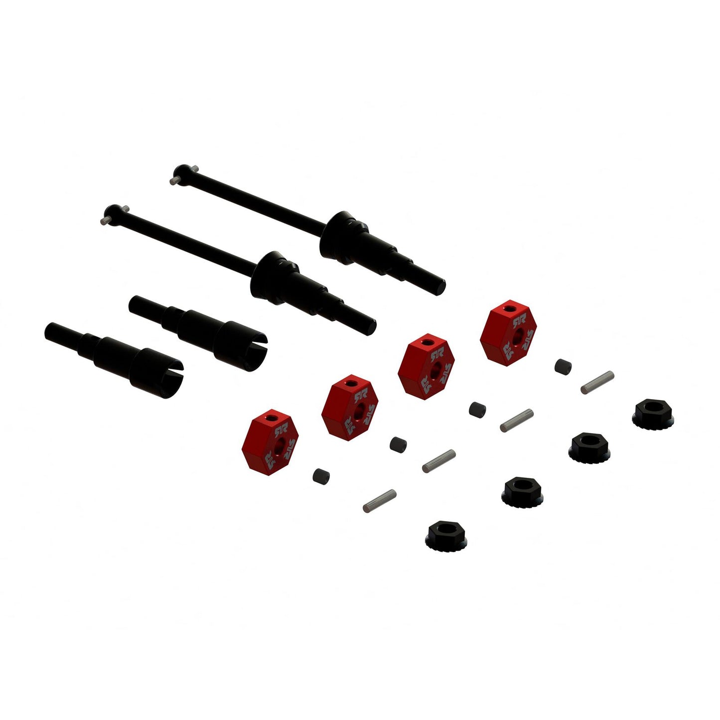 ARRMA Metal Axle & Wheel Hex Set B (4): MOJAVE GROM ARA311231