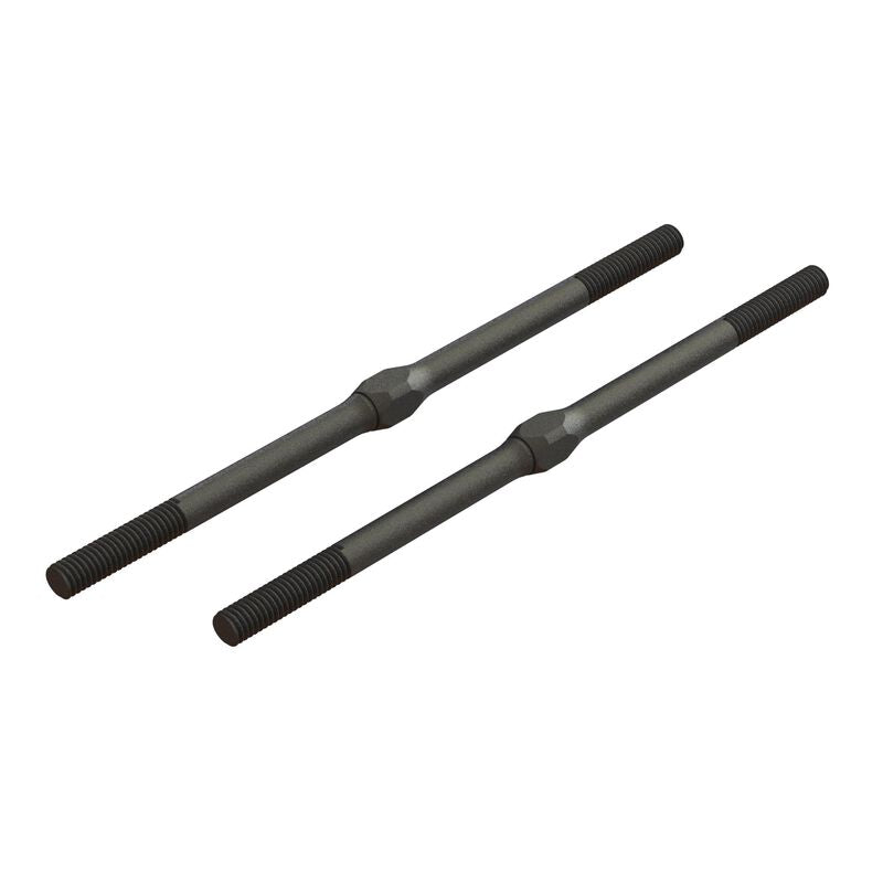 ARRMA Arrma Outcast 4S BLX, Steel Turnbuckle, M4 x 95mm Black (2) ARA330717