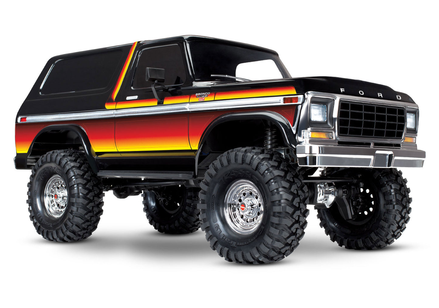 Traxxas TRX-4® 1/10 Trail Crawler Truck w/1979 Bronco Clipless Body (SUNSET) 82246-4