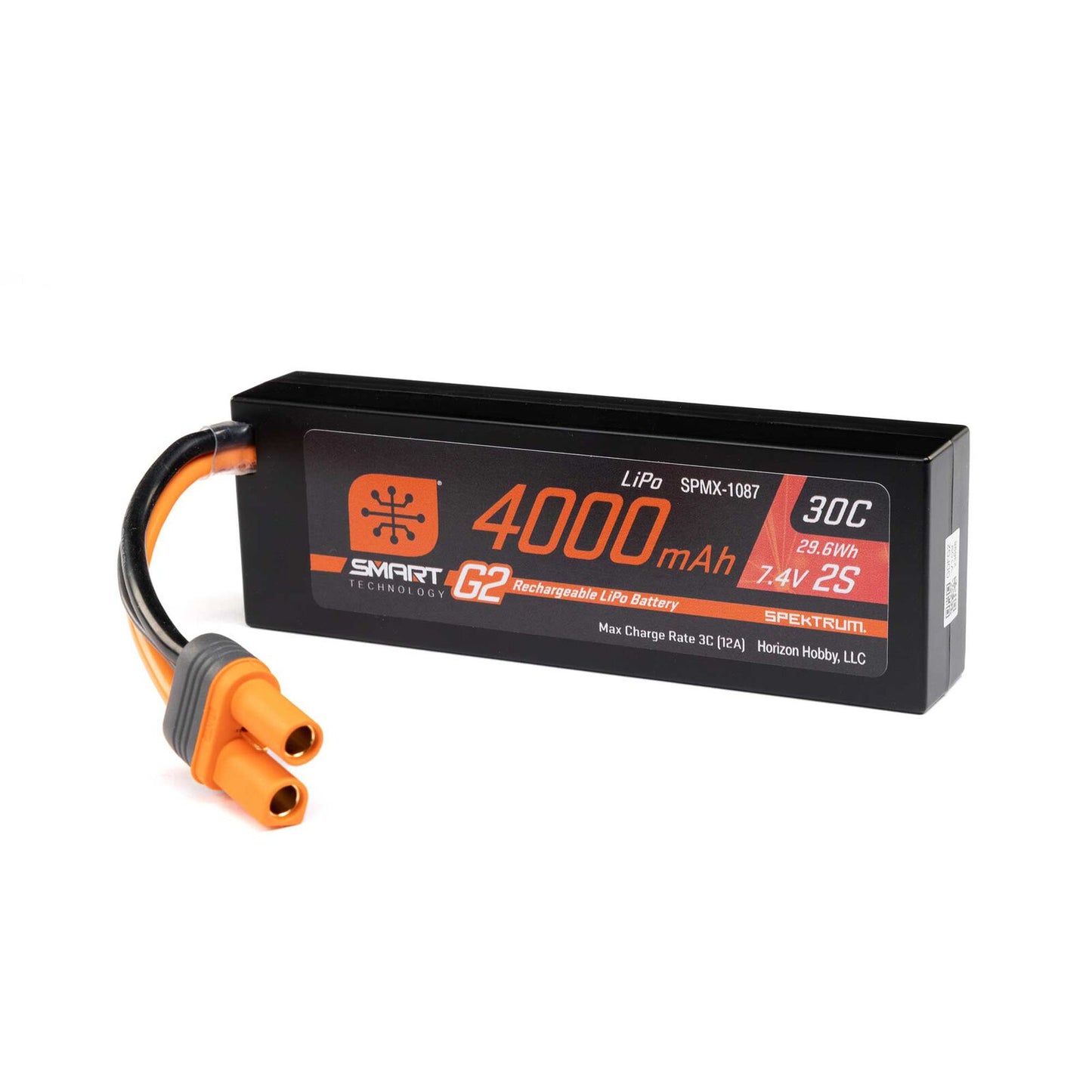 Spektrum RC 2S Smart G2 30C Hardcase LiPo Battery SPMX-1087