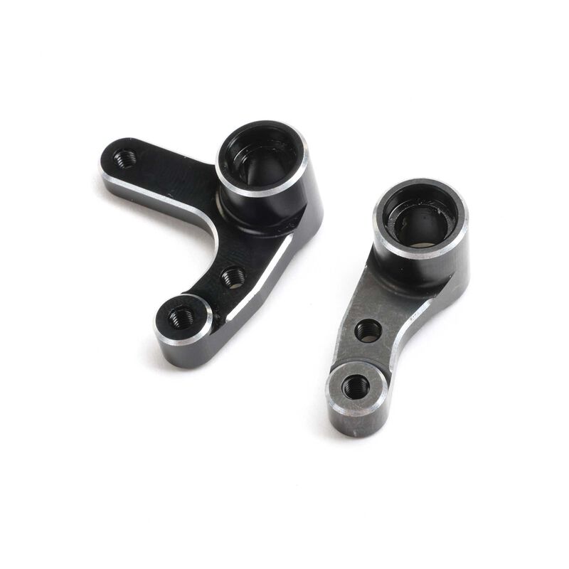 Team Losi Racing 22S Sprint Aluminum Steering Bell Crank Set (Black) TLR-1063