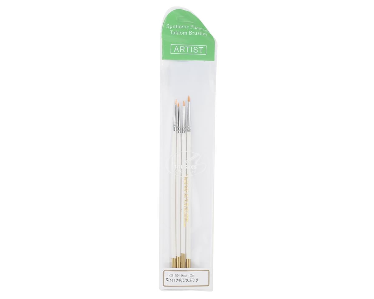 Atlas Brush Taklon Spotter Detail Brush Set (4) ABSRG-104
