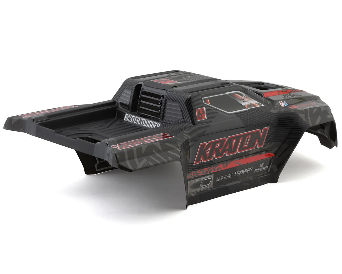 Arrma Kraton 6S EXB Painted Decaled Trimmed body (Black) ARA-1539