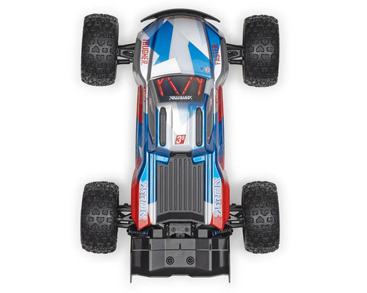 Arrma Mini Kraton 3S BLX 4X4 1/16 RTR Brushless Speed Monster Truck (Red/Blue) ARA2508ST1