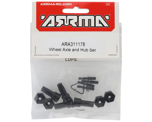Arrma Front & Rear Wheel Hub Assembly Set (Granite/Typhon Grom) ARA311178