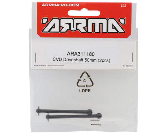 Arrma 50mm CVD Driveshaft (2) ARA311180