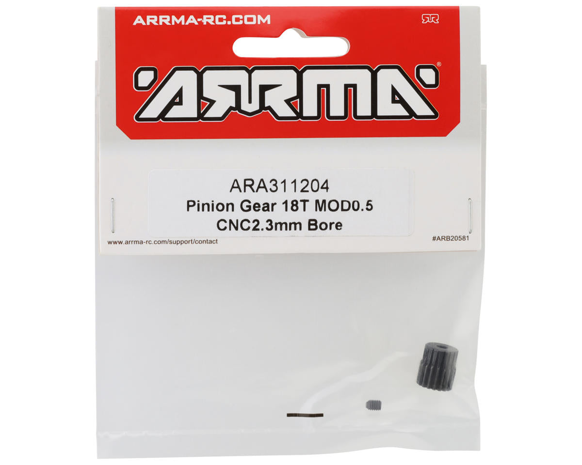 Arrma Granite Grom Mod 0.5 Pinion Gear (2.3mm Bore) (18T) ARA311204
