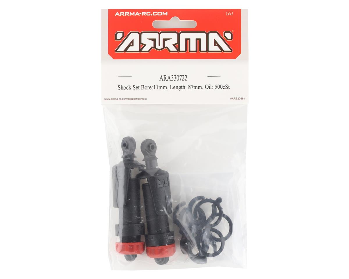 Arrma Vorteks 3S BLX Front Shock Set (2) (87mm) ARA330722