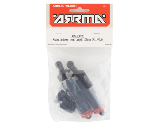 Arrma Vorteks 3S BLX Rear Shock Set (2) (109mm) ARA330723