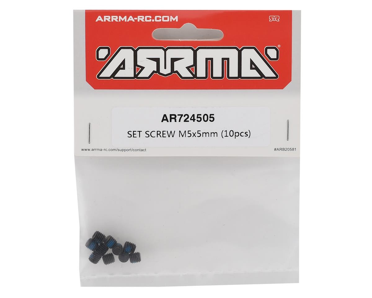 Arrma 5x5mm Set Screw Set (10) ARAC9912 ARA724505