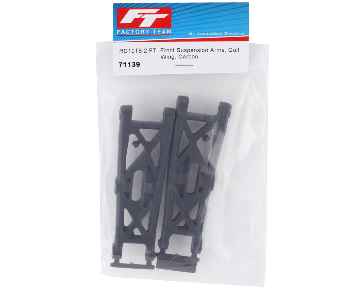Team Associated RC10T6.2 Factory Team Carbon Front "Gullwing" Arms 71139
