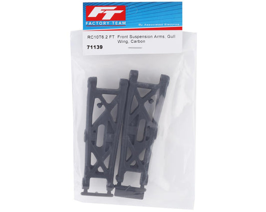 Team Associated RC10T6.2 Factory Team Carbon Front "Gullwing" Arms 71139