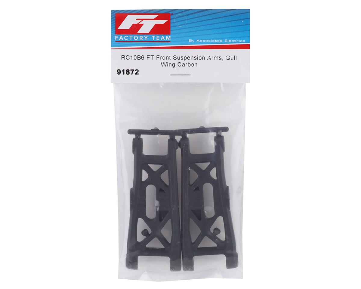 Team Associated RC10B6 Factory Team Carbon Front Suspension "Gullwing" Arms 91872
