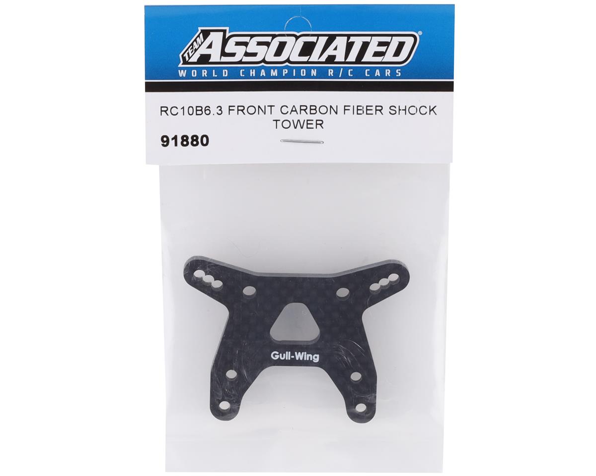 Team Associated RC10B6.3 Carbon Fiber "Gullwing" Front Shock Tower 91880